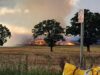 Fire crews tackle huge barn fire near Leighton Hospital