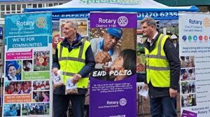 Rotary clubs in Nantwich and Crewe support World Polio Day