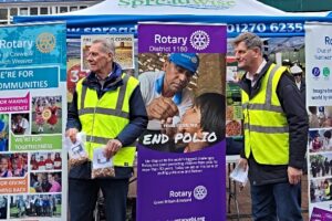 Rotary clubs in Nantwich and Crewe support World Polio Day