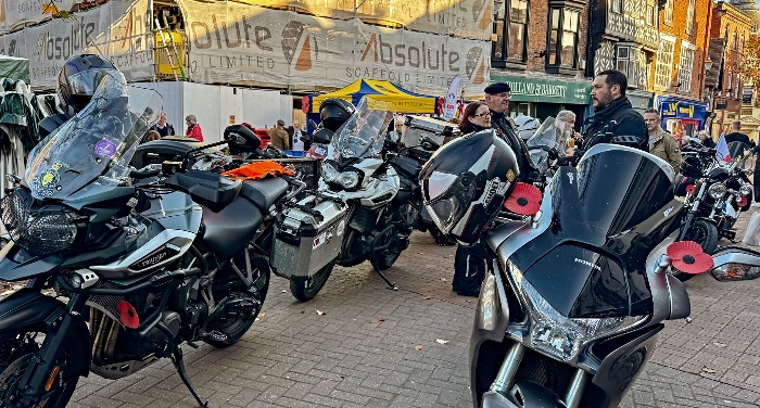 Royal British Legion Riders Branch in the centre of town (1)