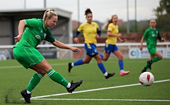 Second-half - second Dabbers goal - Amanda Fallon scores from close range (1)