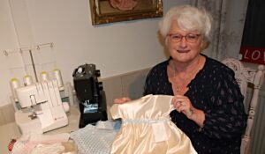 Devoted Nantwich gran makes 1,000 gowns for babies born asleep