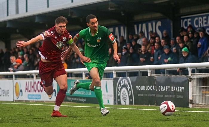 First-half - Byron Harrison eyes the ball (3) (1)