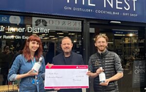 Three Wrens Gin raises more than £2,000 for St Luke’s Hospice