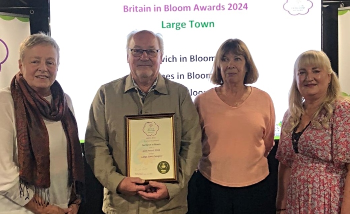 Nantwich in Bloom awards 2024 - Gold