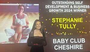 Baby Club mum from Nantwich scoops regional business award