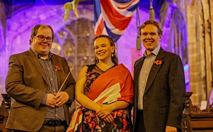 l-r Nick Birch (musical director) - Sarah Williamson (soprano) - Stephen Clay (accompanist) (1)