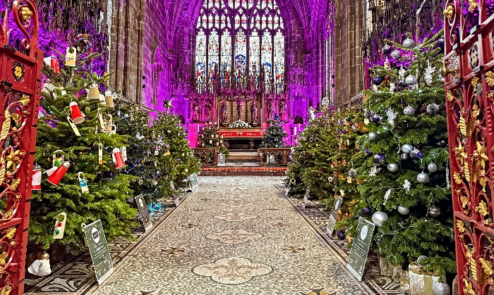 Christmas trees in the Chancel (1) (1)