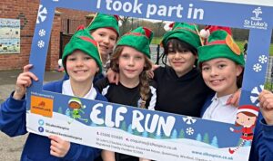 Calveley Academy spreads festive cheer with charity Elf Run