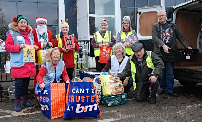 Foodbank drop and go at Brine Leas