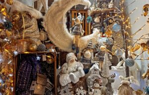 Inside Paradise on Oat Market - window displays