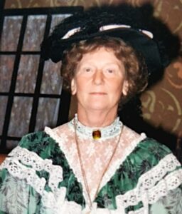 Pat Hough in stage costume