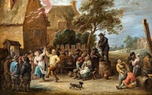 Teniers II, David; A Village Festival on St George's Day; English Heritage, The Wellington Collection, Apsley House; http://www.artuk.org/artworks/a-village-festival-on-st-georges-day-144416