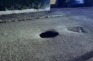 Roads closed as work on sink hole continues in Wistaston