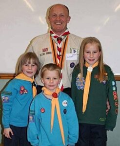 Mike Bennion - scout leader - MBE award