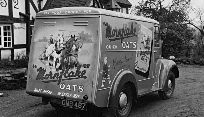 Mornflake Delivery Van 1950s