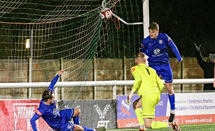 Second-half - Dabbers goal - ball hits the back of the net (1)