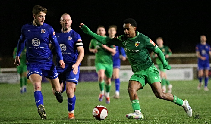 Second-half - Elite Vehicle Repair Centres Player of the Match Kofi Moore on the ball (1)