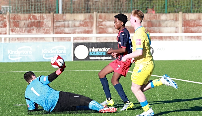 action between Football Canberra and Nantwich Town