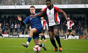 Nantwich Town fall to 2-0 defeat away at Hednesford