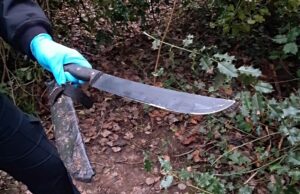 Deadly weapon found in bushes off Nantwich street