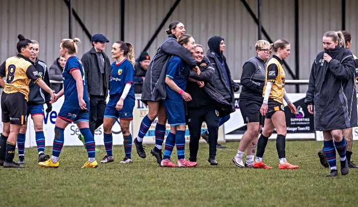 Nantwich Town celebrate victory at full-time (1)