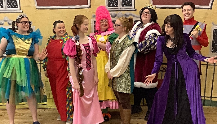 Rapunzel cast members during rehearsals (1)