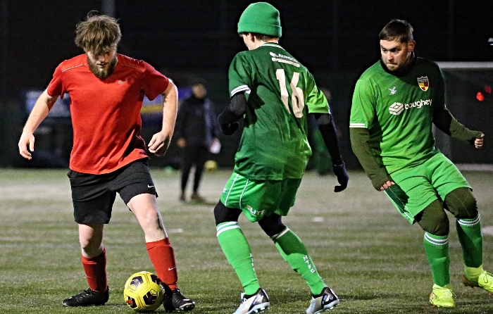 Witton Albion A on the ball vs Nantwich Town Barons (1)