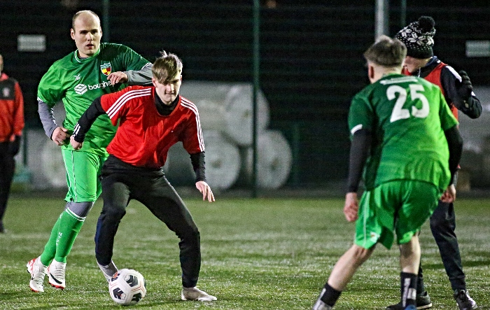 Witton Albion B on the ball vs Nantwich Town Panthers (1)