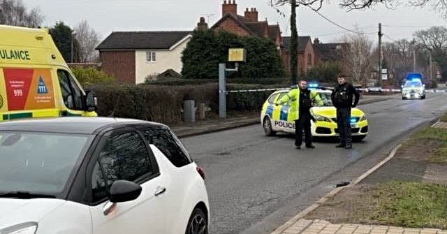 crash on Newcastle Road in Shavington