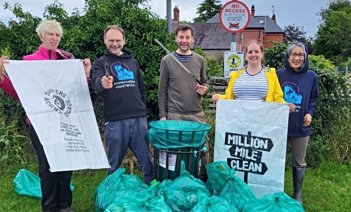 litter pick - nantwich environmental task force