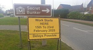 Roadworks end at one Stapeley junction – and start at another