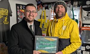 Applestump Records scoops MP’s small business award