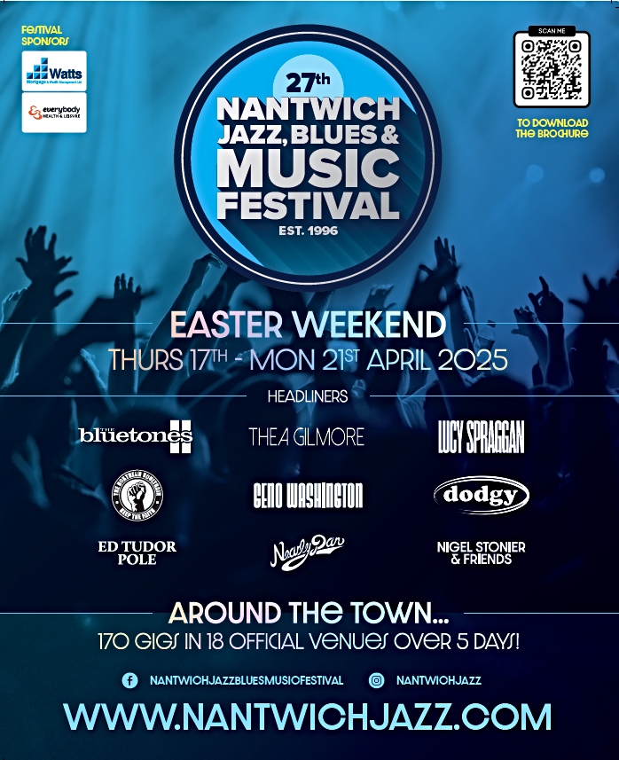 Nantwich Jazz Festival poster 2025