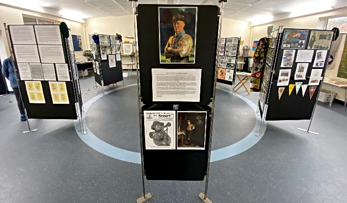 Photo from the previous exhibition - Display stands including the founder of Scouts, Lord Baden-Powell (1)