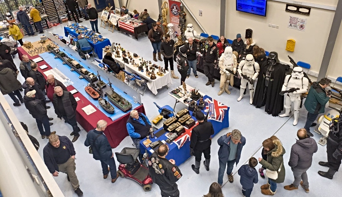 Some of the stalls with UK Garrison costume group (1)