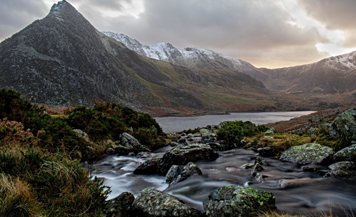 Tryfan at sunset - photographic exhibition