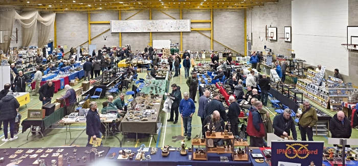 Visitors enjoy the exhibitor stands in the Sports Hall (2) (1)