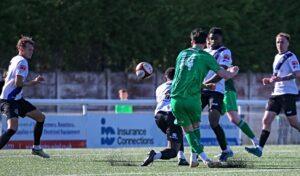 Second-half - Callum Saunders equalises for the Dabbers (1)