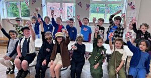 History comes to life for Calveley Academy pupils on VE Day