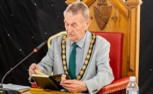 Cllr Stuart Bostock - outgoing Mayor