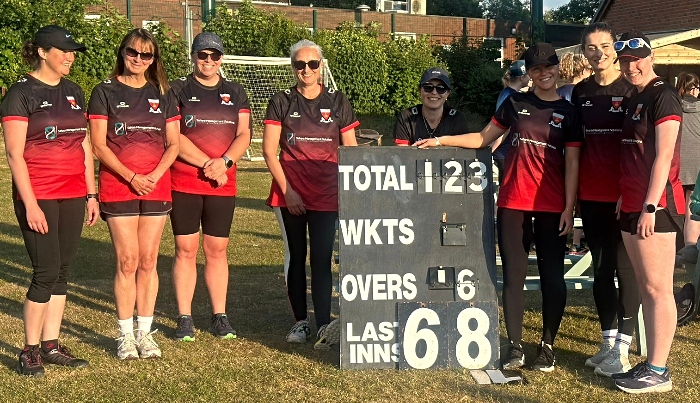 Crewe CC Ladies team based at Vagrants