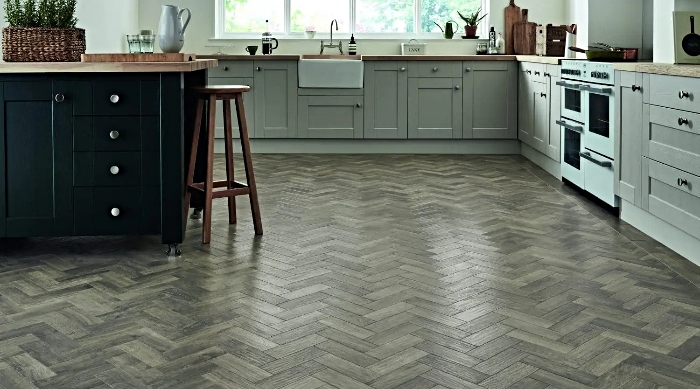 LVT flooring showroom