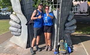 Nantwich woman’s 630-mile coastal trek for St Luke’s Hospice