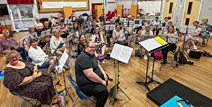 Nantwich Concert Band at rehearsal (1)
