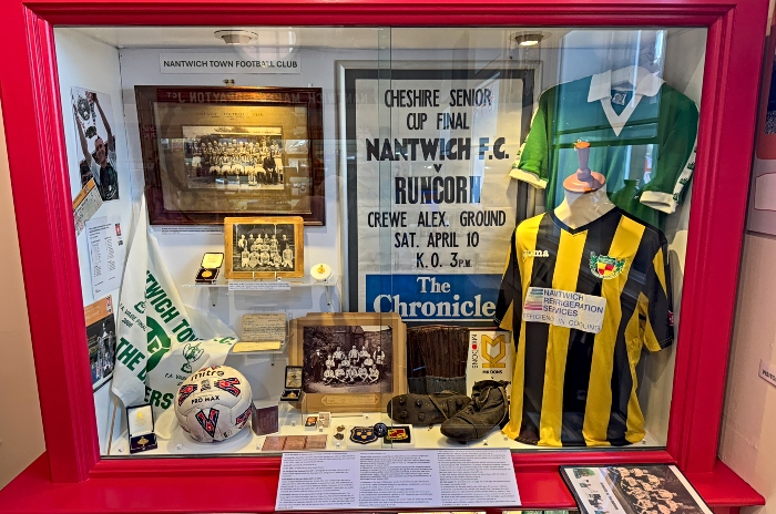 Nantwich Town football club display at Nantwich Museum (1)
