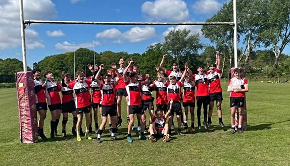 U15s cup winnes crewe and nantwich rufc