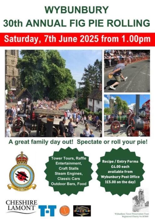 Wybunbury Fig Pie Wakes 2025 - poster