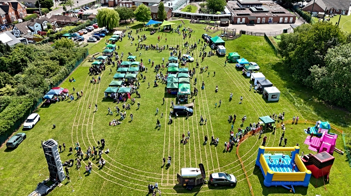 Wistaston Village Fete aerial