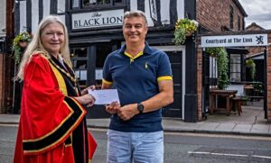 Black Lion pub in Nantwich provides charity boost